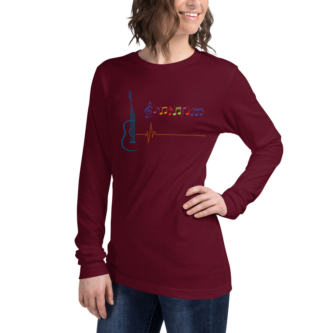 Guitar Groove - Unisex Long Sleeve Tee